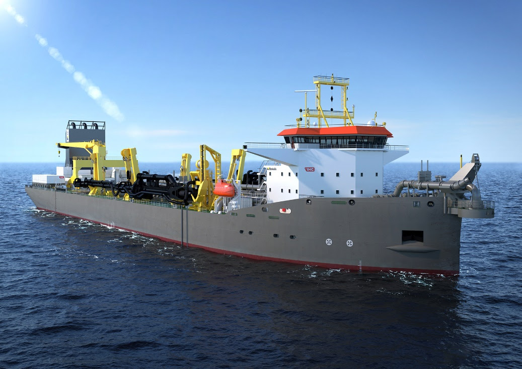 Boskalis sleephopperzuiger